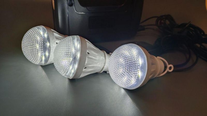 Portable LED Camping LED Bulb Lighting LED Light Lighting Solar Home Lighting System with Mobile Charger