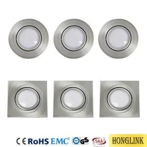 5W IP44 Adjustable Slim Downlight Square Bathroom Downlight LED Down Light