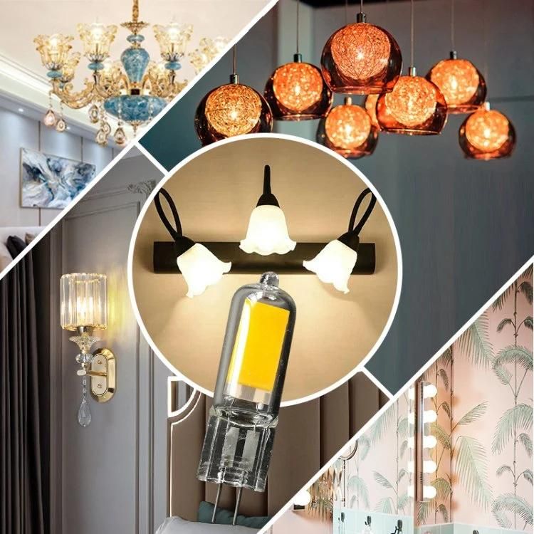 Glass Lampshade Dimmable 2W 220V G9 LED Bulb