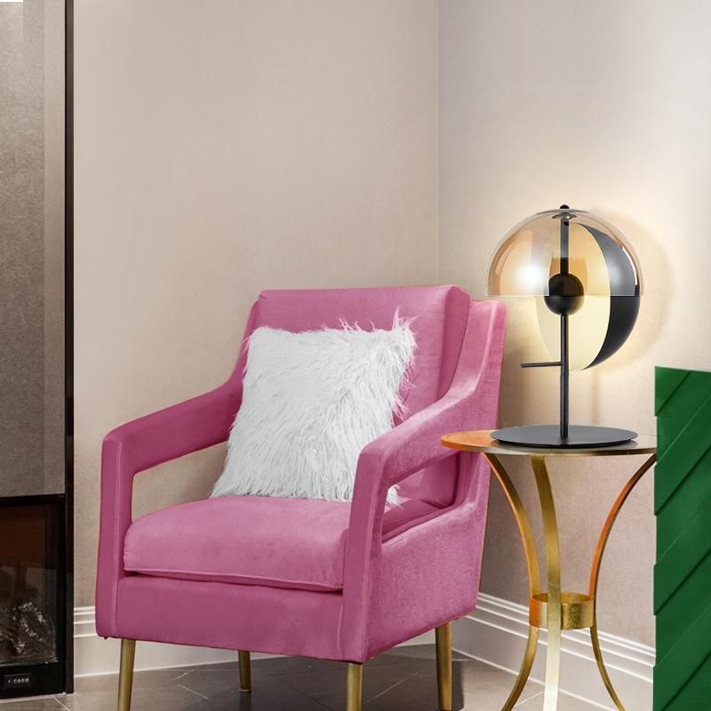 Bedside LED Table Lamps Nordic Postmodern Glass Table Light (WH-MTB-24)