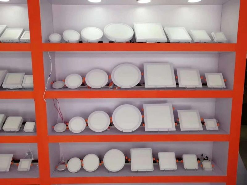 Hole Size Free Adjustable Frameless High Brightness 16W LED Light Round Panel