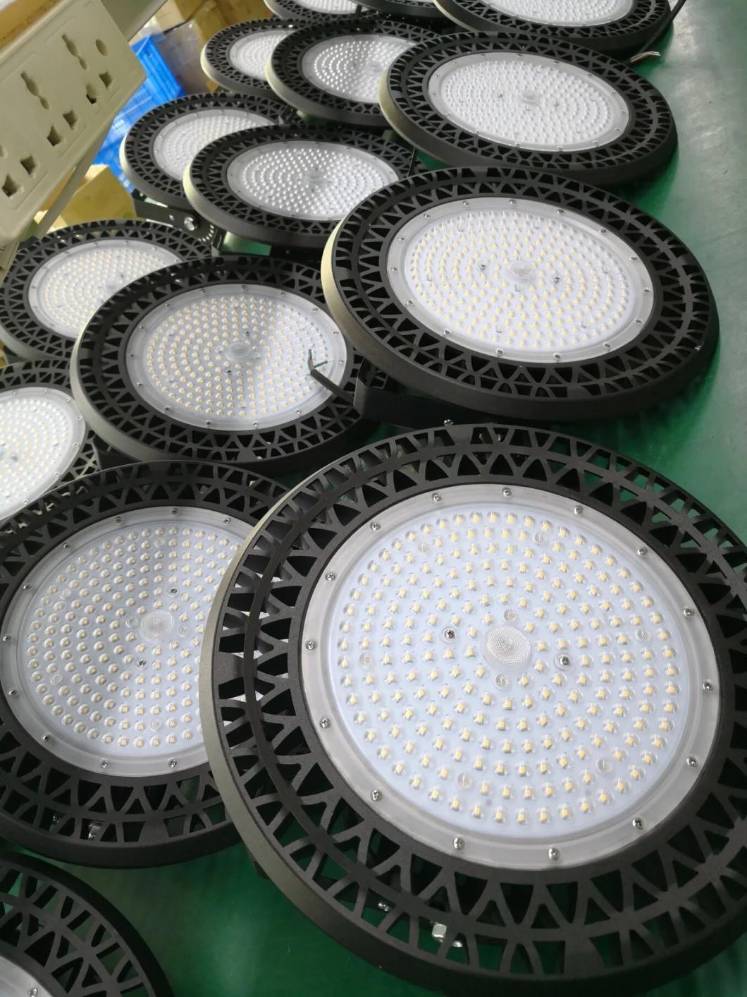 High Power LED 100W/150W/200W/240W/300W Warehouse LED Industrial Lighting UFO LED High Bay Light