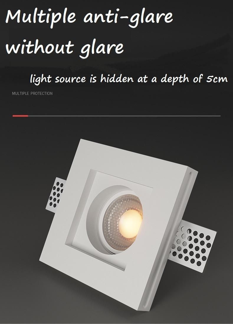 Retrofit Recessed Epistar LED GU10 Spot Lights Trimless COB Ceiling LED Downlight 15/24/36 Degree