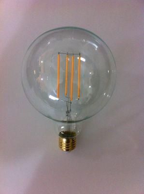 G80 4W New ERP Clear Amber Golden Smoky LED Filament Bulb Lamp Light with Cool Warm Day Light E27 B22