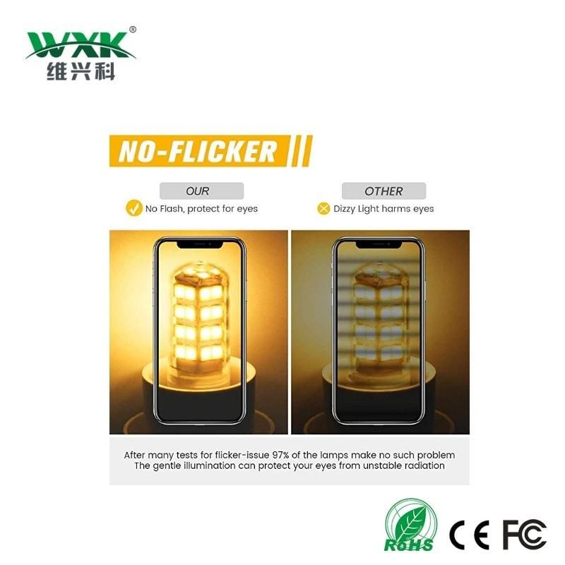 4W G9 LED Bulb Non-Dimmable Replace 30-40W Halogen G9 Bulbs with No Strobe Flicker Free