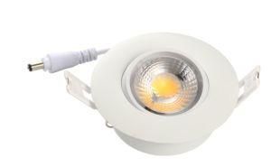 ETL 8W Dimmable 700lm Gimbal LED Recessed