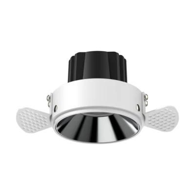 Hotel Anti Glare Round Trimless LED Downlights Recessed Lighting LED Commercial Down Light