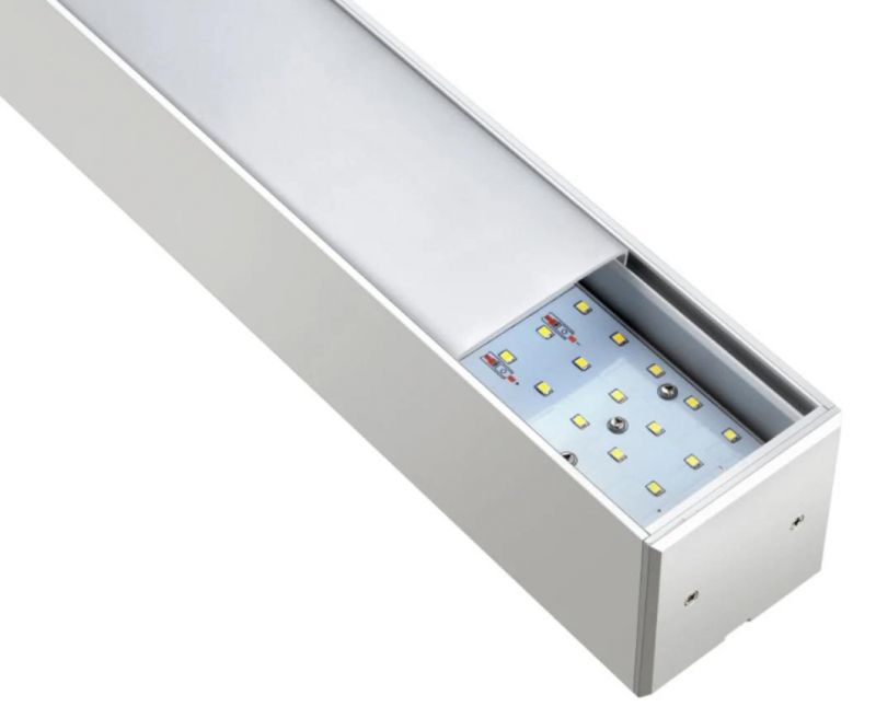 1.2m 40W Linkable Down Lit LED Linear Light Flicker Free LED Linear Trunking System LED Shop Light