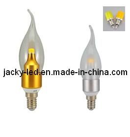 Gold Silver 3W Dimming LED COB Candle Light