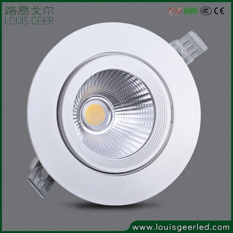 Distributor Factory Price 20W Anti Glare Blue Yellow White Color LED Recessed Adjustable COB Downlight