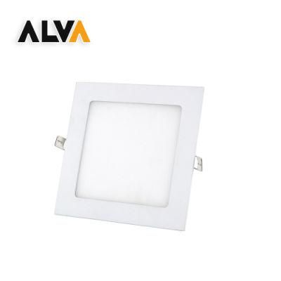 Normal Reccessed Square Indoor Light 6W LED Panel Light