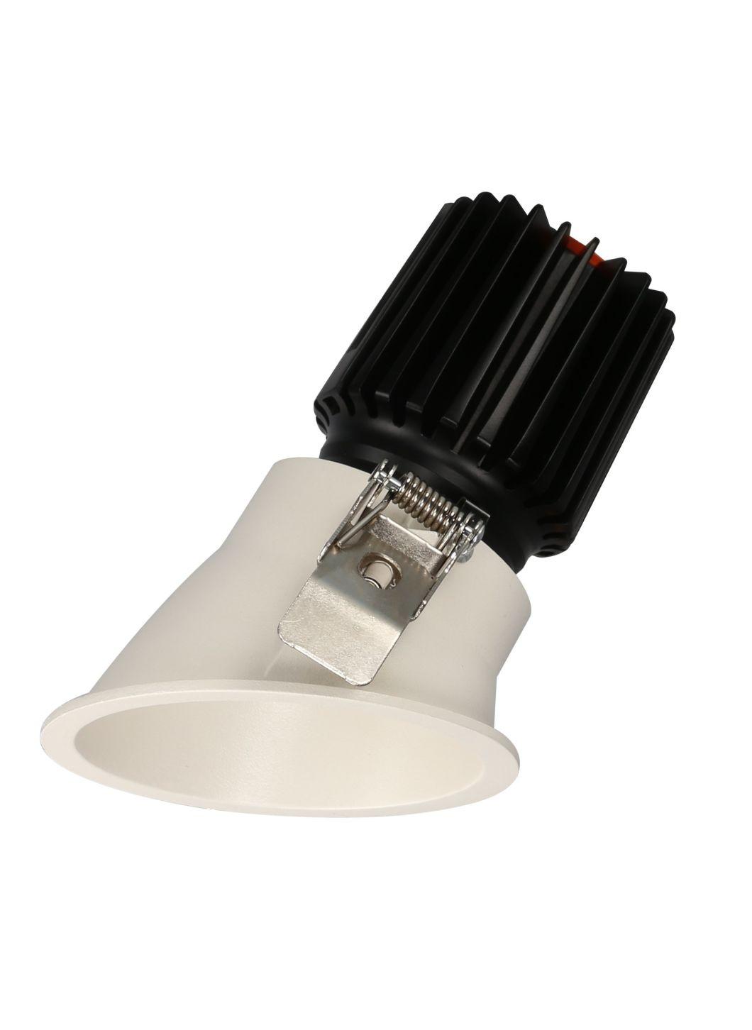 White Recessed LED Downlight Mounting Ring LED Downlight Module