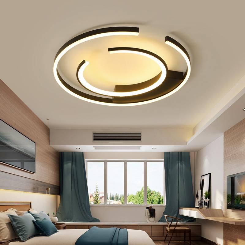 Round Acrylic LED Ceiling Light for Bedroom Villa