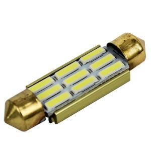 Long Lifespan LED Auto Light 12V Canbus 39mm 7020-9SMD 4W Festoon LED Lamp Bulb