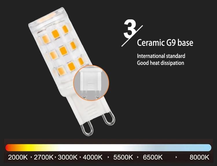 2835SMD Warm White No Flicker G9 LED Lamp