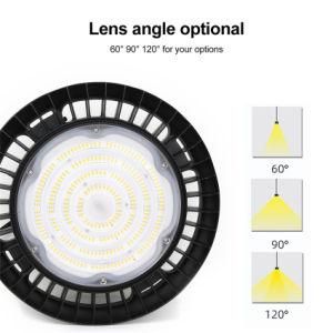 Dlc ETL Ce LED Hibay Light 100W 150W 200W 240W IP65 UFO LED High Bay Light Industrial for Warehouse Lighting