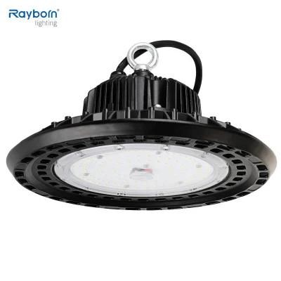 140lm/W High Lumen 100W/150W/200W/250W/300W UFO LED High Bay Lamp for Factory Warehouse Workshop Industrial Projector