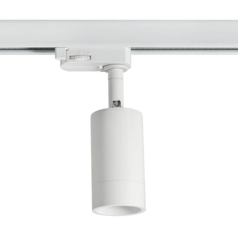 Classic Modern Commercial 3 Phase Track System COB LED Track Light GU10 Spot Light