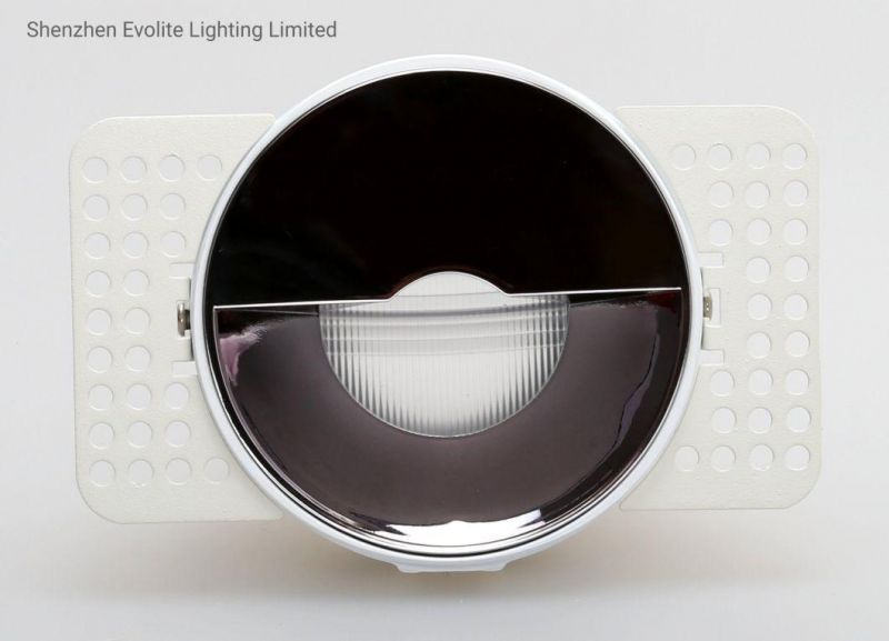 Die Cast Aluminum Round Ring Recessed Mounted Downlight Frame IP20
