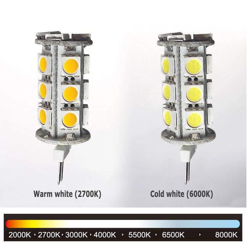 G4 Bi Pin LED Bulb 5050SMD 3W Replace 30W Halogen Bulb