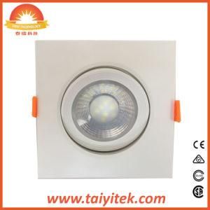 Square LED Spotlight 240V Mains Ceiling Downlight Fitting