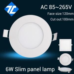 6W Cut out 100mm Slim Downlight Recessed Downlight