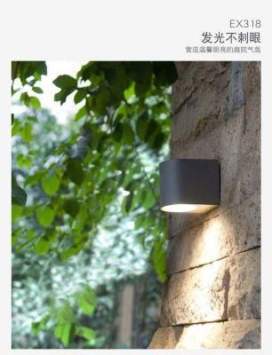 Outdoor Wall Light PC Material up and Down Wall Light Frame GU10 Wall Light Housing