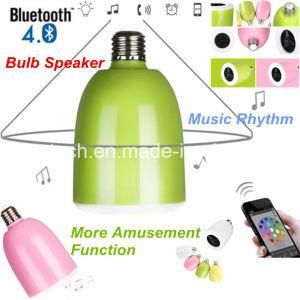 8W E27 E26 Lamp RGBW Holiday Docoration Lights Smart Home Effect Amusement Indoor Lighting Multi Use Bluetooth LED Bulb Speaker