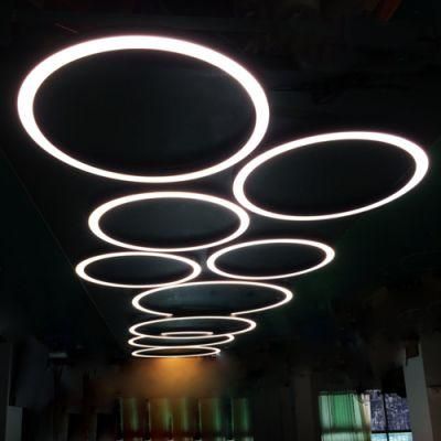 Office Linkable Square Dimmable Pendant LED Ceiling Panel Light