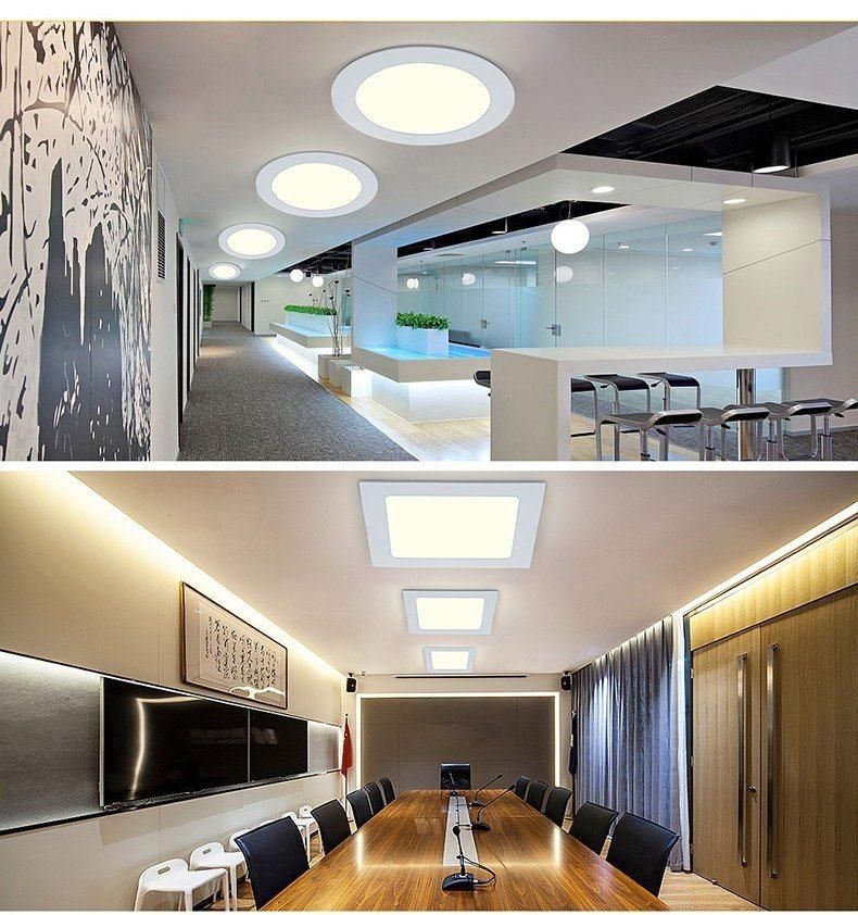 7000K 12W Flat Surface Mounted LED Panel Ceiling Lamp