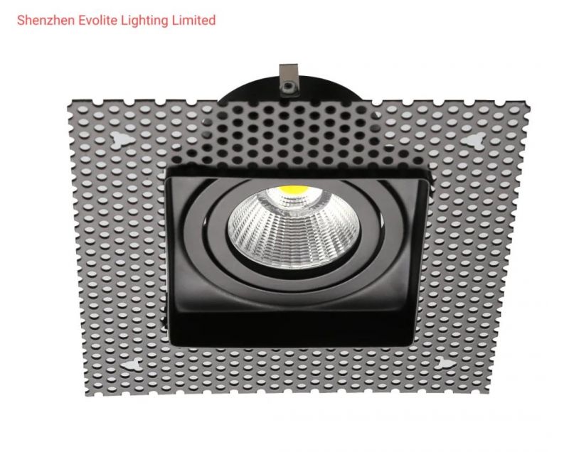 Die Cast Aluminum Shape Square Ring GU10 Downlight Fittings