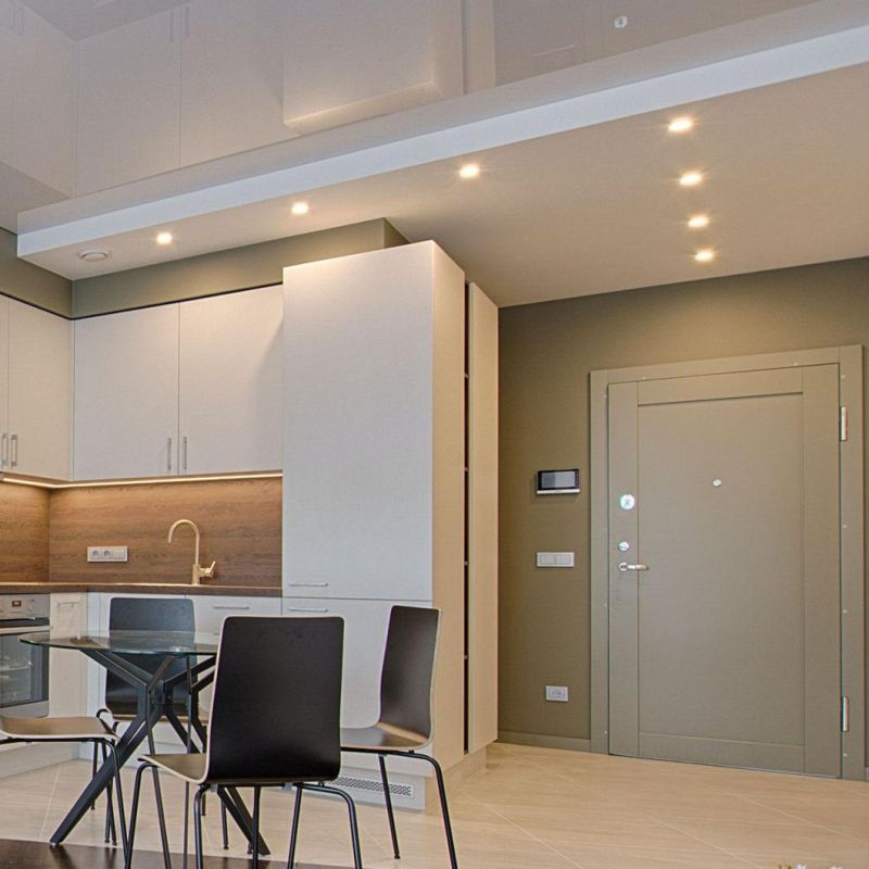 GU10 Aluminum White/Black Round/Square Spot Ceiling Light Fixture Commercial Indoor Recessed Down Light