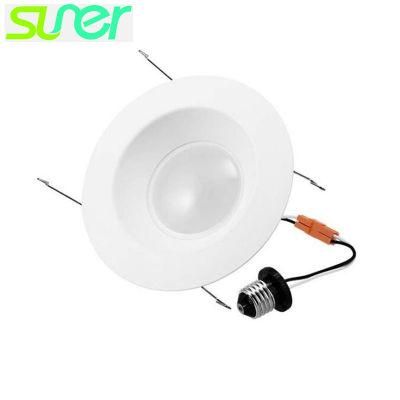 Recessed Retrofit Kit LED Downlight 5/6 Inch 12W 6000-6500K Cool White