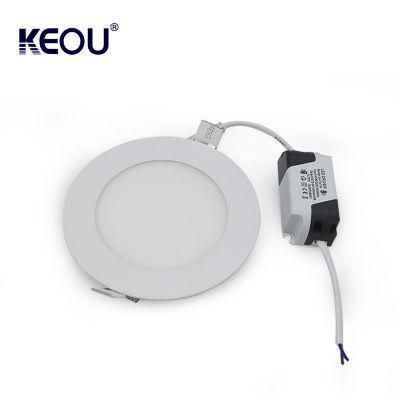 15W Dimmable Recessed Round LED Panel Lamp for Asia Market