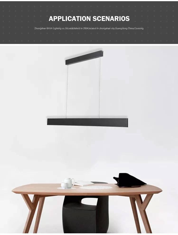 Hot Sale Products Black Art Modern Loft Dining Room Home Decoration Lighting LED Pendant Lamp