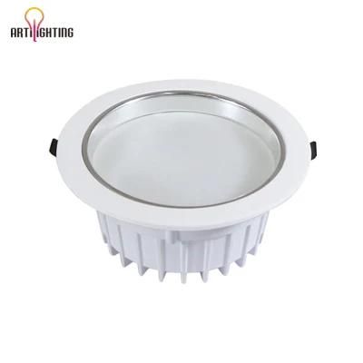 Wholesale 85-265V 220V 110V Round Recessed Downlights 8W 10W 12W 15W 18 Watt 18W LED Down Light in White