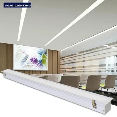 Office Linear Ceiling Aluminum Housing Recessed LED Lamps
