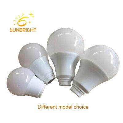 Manufacture 5W 9W 12W White Plastic Lamp SKD LED Bulb Housing