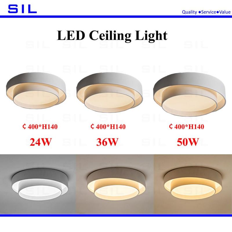 Hot Sale LED Dimmable Ceiling Lights for Living Room Surface Mount Light Lantern Ceiling Lamp 24W LED Ceiling Light