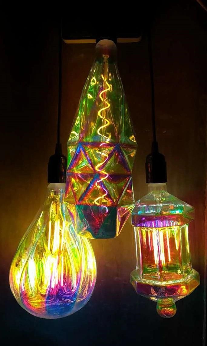 Colorful Magical Decorative Modern LED Filament Light Bulb