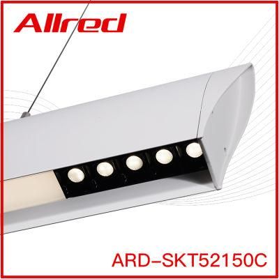 Fashion Design Modern Suspended Office LED Lighting 20W 40W 50W Linear Pendant Light