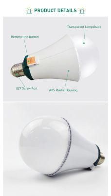 China Manufacturer 25W E27 Emergency Rechargeable LED Emergency Bulb Lamp with CE RoHS