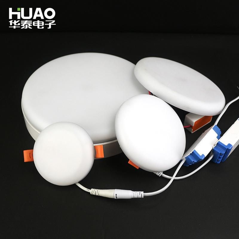 High Quality Adjustable LED Round Panel Light Aluminum Die-Casting LED Frameless Panel Light