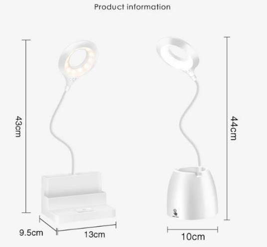 Dimmable Portable Charger LED Table Lamp LED Reading Lamp