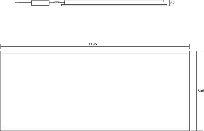 TUV/CE/CB/Lm79/Lm80/TM21/Istmt Certified 60W 595X1195mm LED Recessed Backlit Panel Light, LED Back Light