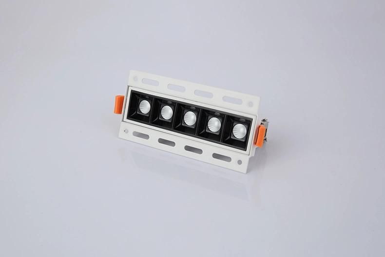 Customized Die-Casting Alu Anti Glare High CRI Compact Design Trimless Linear Recessed LED Ceiling Spot Light Downlight