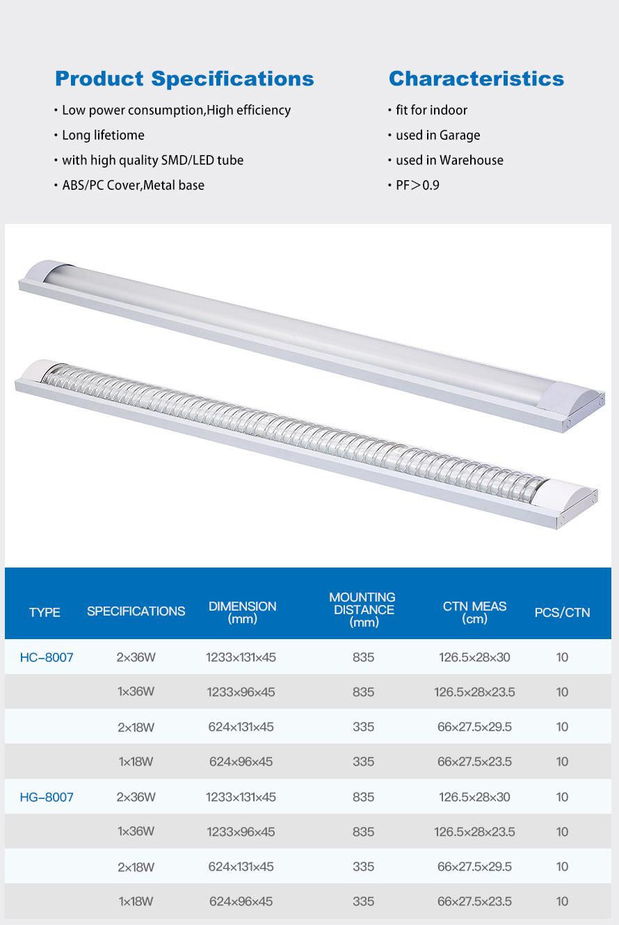 Hc/Hg-8007 Series Batten Line