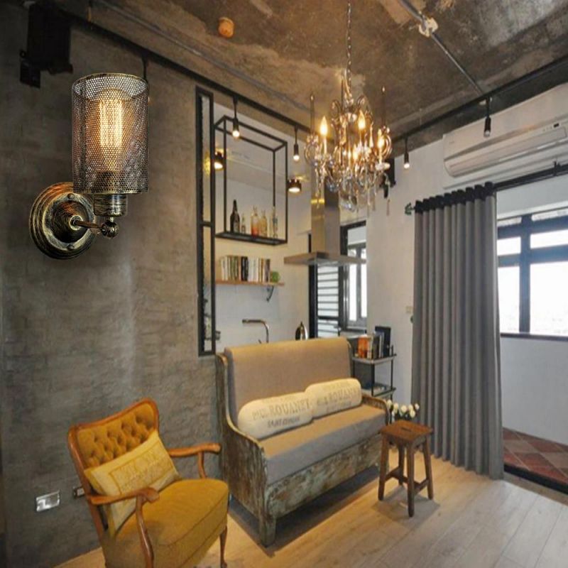 High Quality Living Room Home Nordic Creative Minimalist Modern Iron Wall Lamp