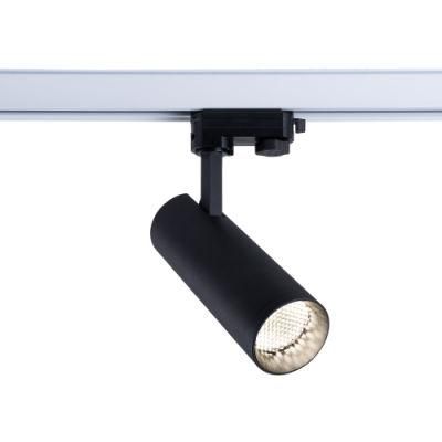 GU10 Adjustable Track Lights Energy Saving Lamps for Supermarket Aluminum Housing