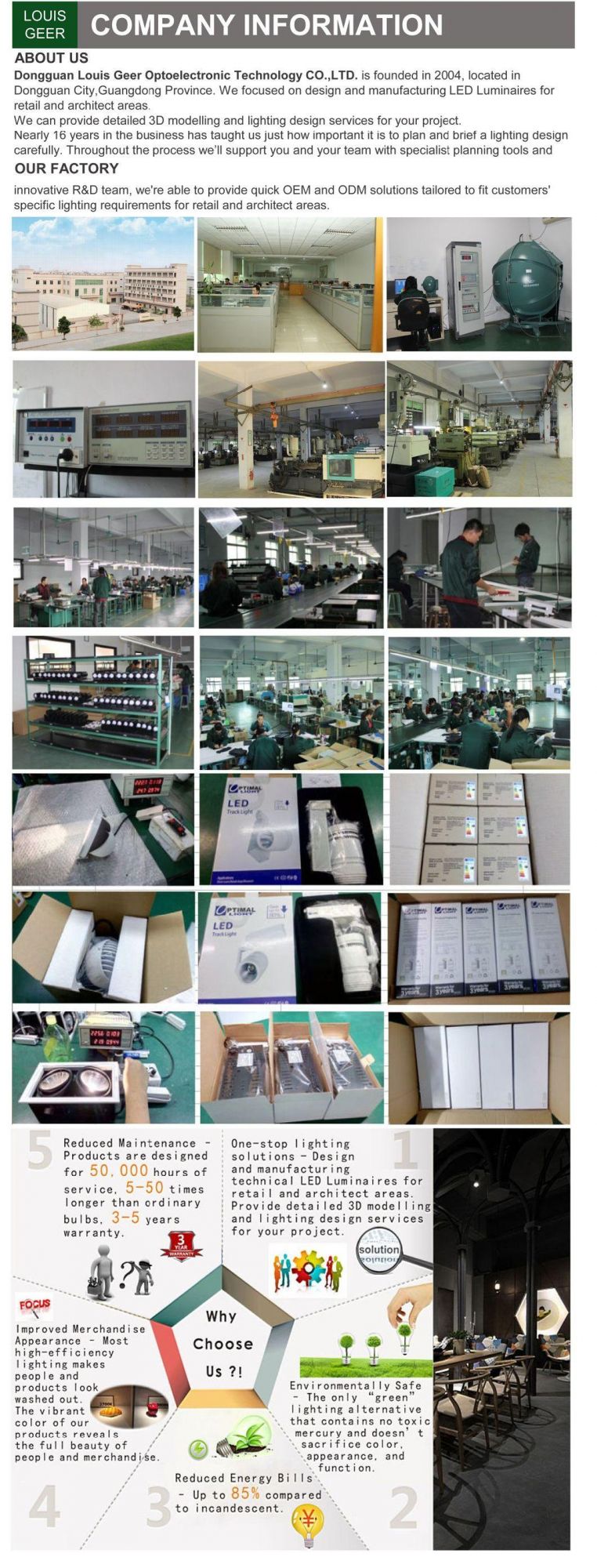 Professional China Manufacturer New Products Aluminum Housing 30W 50W COB LED Track Light